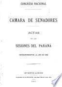 Diario de sesiones de la Cámara de Senadores