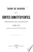 Diario de sesiones de las Córtes constituyentes