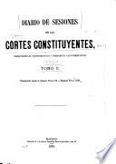 Diario de sesiones de las Córtes constituyentes