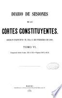 Diario de Sesiones de las Cortes Constituyentes