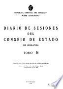 Diario de sesiones del Consejo de Estado de la República Oriental del Uruguay
