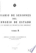 Diario de sesiones del Consejo de Estado de la República Oriental del Uruguay