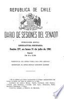Diario de sesiones del Senado