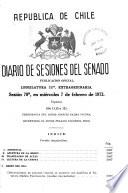Diario de sesiones del Senado