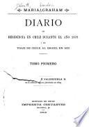 Diario de su residencia en Chile durante el año 1822