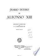 Diario íntimo de Alfonso XIII.