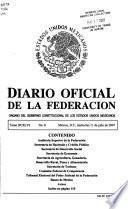 Diario oficial de la federación