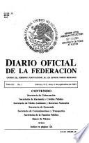 Diario oficial de la federación