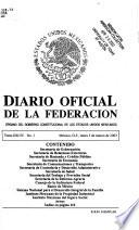 Diario oficial de la federación