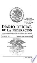 Diario oficial de la federación