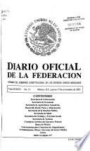 Diario oficial de la federación