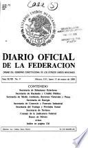 Diario oficial de la federación