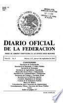 Diario oficial de la federación