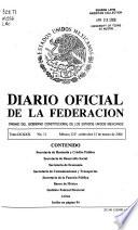 Diario oficial de la federación