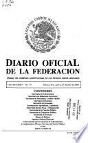 Diario oficial de la federación