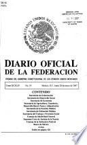 Diario oficial de la federación