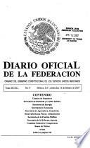 Diario oficial de la federación