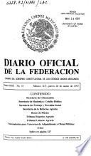 Diario oficial de la federación