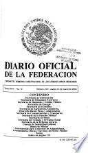 Diario oficial de la federación