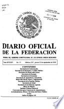 Diario oficial de la federación