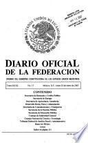 Diario oficial de la federación