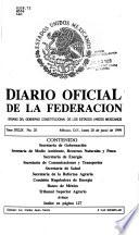 Diario oficial de la federación
