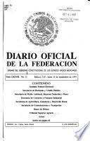 Diario oficial de la federación