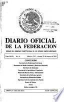 Diario oficial de la federación