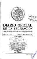 Diario oficial de la federación