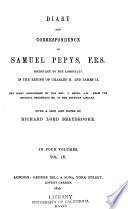 Diary and correspondence of Samuel Pepys