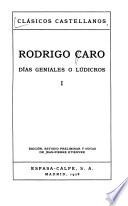 Días geniales o lúdicros