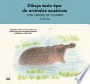 Dibuja todo tipo de animales acuáticos con lápices de colores
