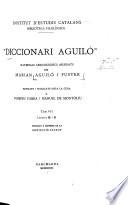Diccionari Aguiló