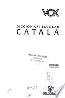 Diccionari escolar català Vox