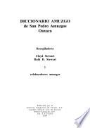 Diccionario amuzgo de San Pedro Amuzgos, Oaxaca