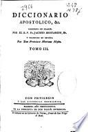 Diccionario apostolico, &c