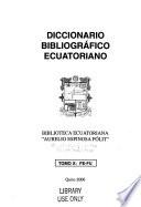 Diccionario bibliográfico Ecuatoriano