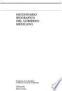 Diccionario biográfico del gobierno mexicano