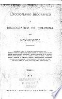 Diccionario biográfico y bibliográfico de Colombia