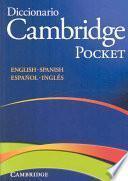 Diccionario Cambridge Pocket