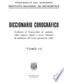 Diccionario corográfico