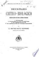 Diccionario crítico-biológico
