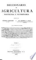 Diccionario de agricultura, zootecnia y veterinaria