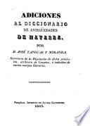Diccionario de antigüedades del Reino de Navarra