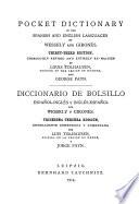 Diccionario de Bolsillo Español-inglés Y Inglés-español