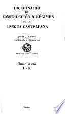 Diccionario de construcción y régimen de la lengua castellana