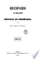 Diccionario de educacion y métodos de enseñanza