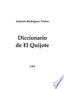 Diccionario de El Quijote
