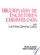 Diccionario de escritores colombianos