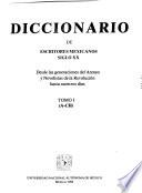 Diccionario de escritores mexicanos, siglo XX: A-CH